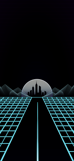 COOL RETRO WAVE OUTRUN WALLPAPER HD FOR MOBILE PHONE