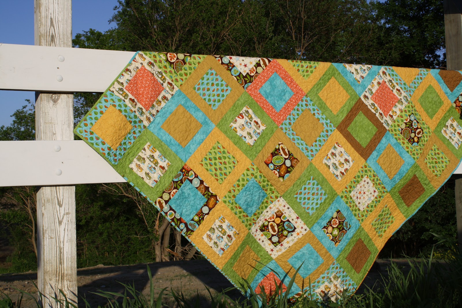 Holly and Olive Camping Quilt