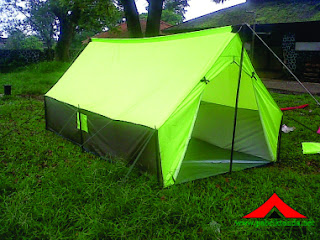 Tenda Pramuka 2M x 3M ini dari bahan Parasit WP, Tenda Pramuka digunakan untuk keperluan kemah pramuka