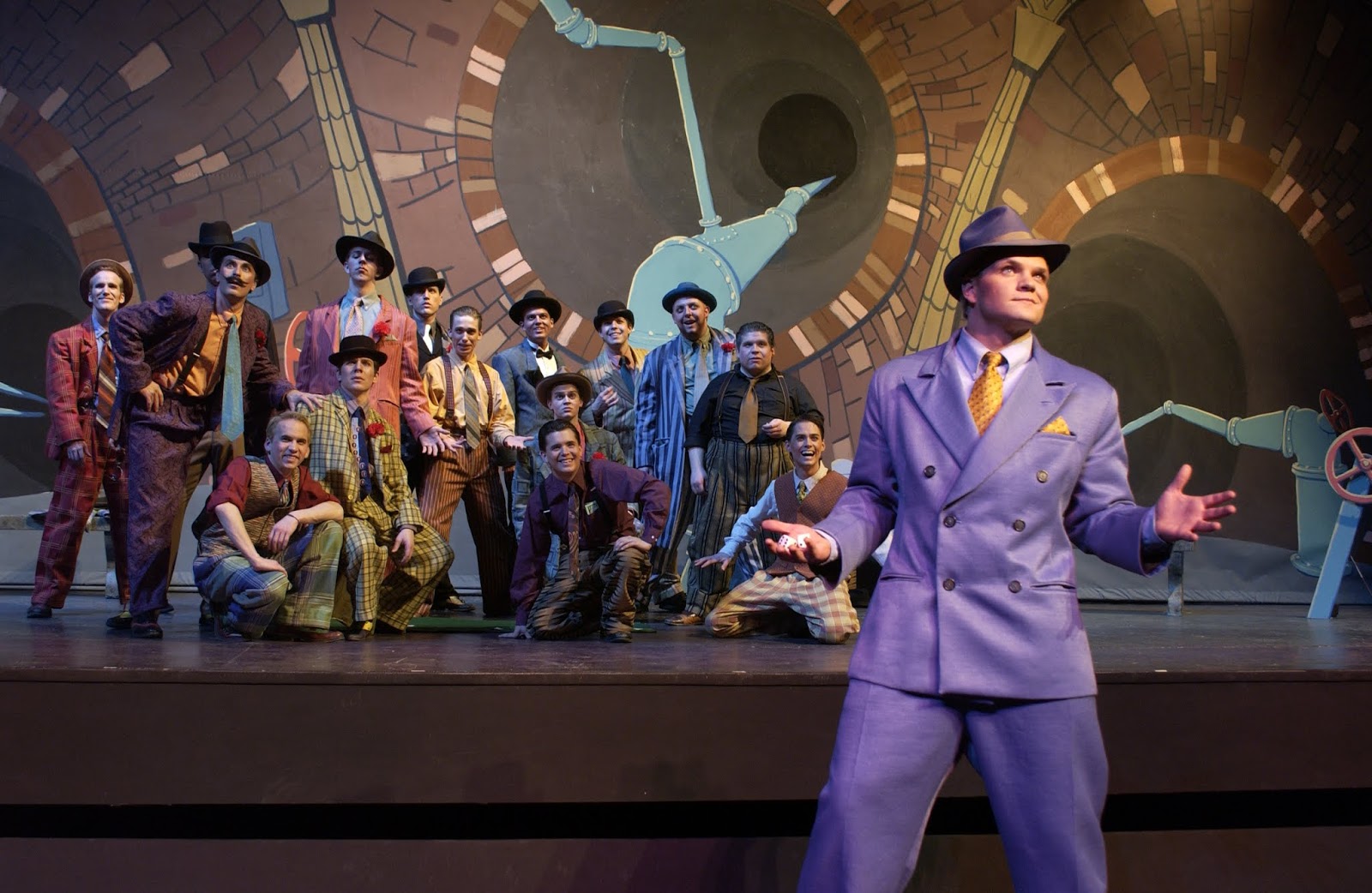 The Theatrical Designs of Gary Benson Guys and DollsSet and Costume