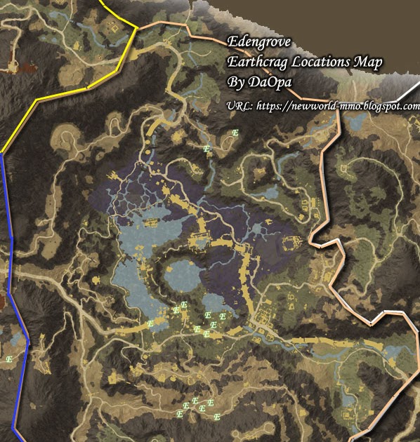 Edengrove Map for New World MMO