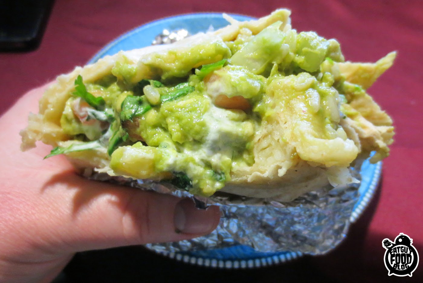 FATGUYFOODBLOG A Tale of Two Quesaritos Taco Bell vs. Chipotle