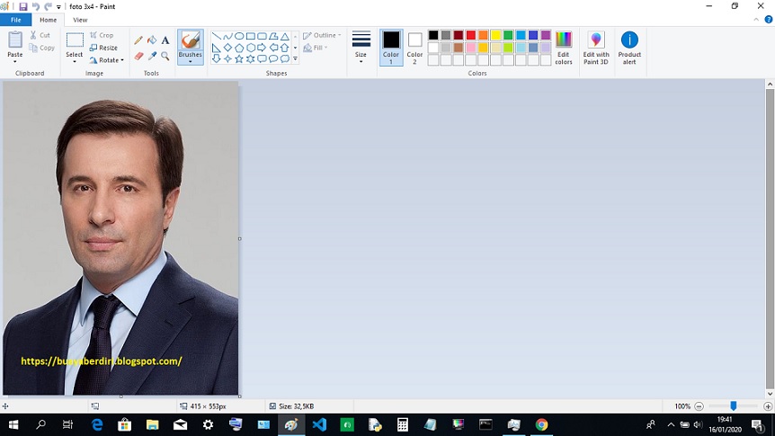 Cara Mengubah Ukuran Foto Menjadi 3x4 2x3 Dan 4x6 Di Aplikasi Paint