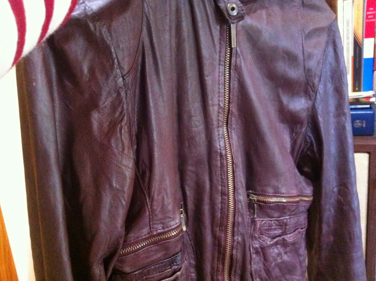 laws of general economy: [SOLD] Doma Leather Bomber Jacket
