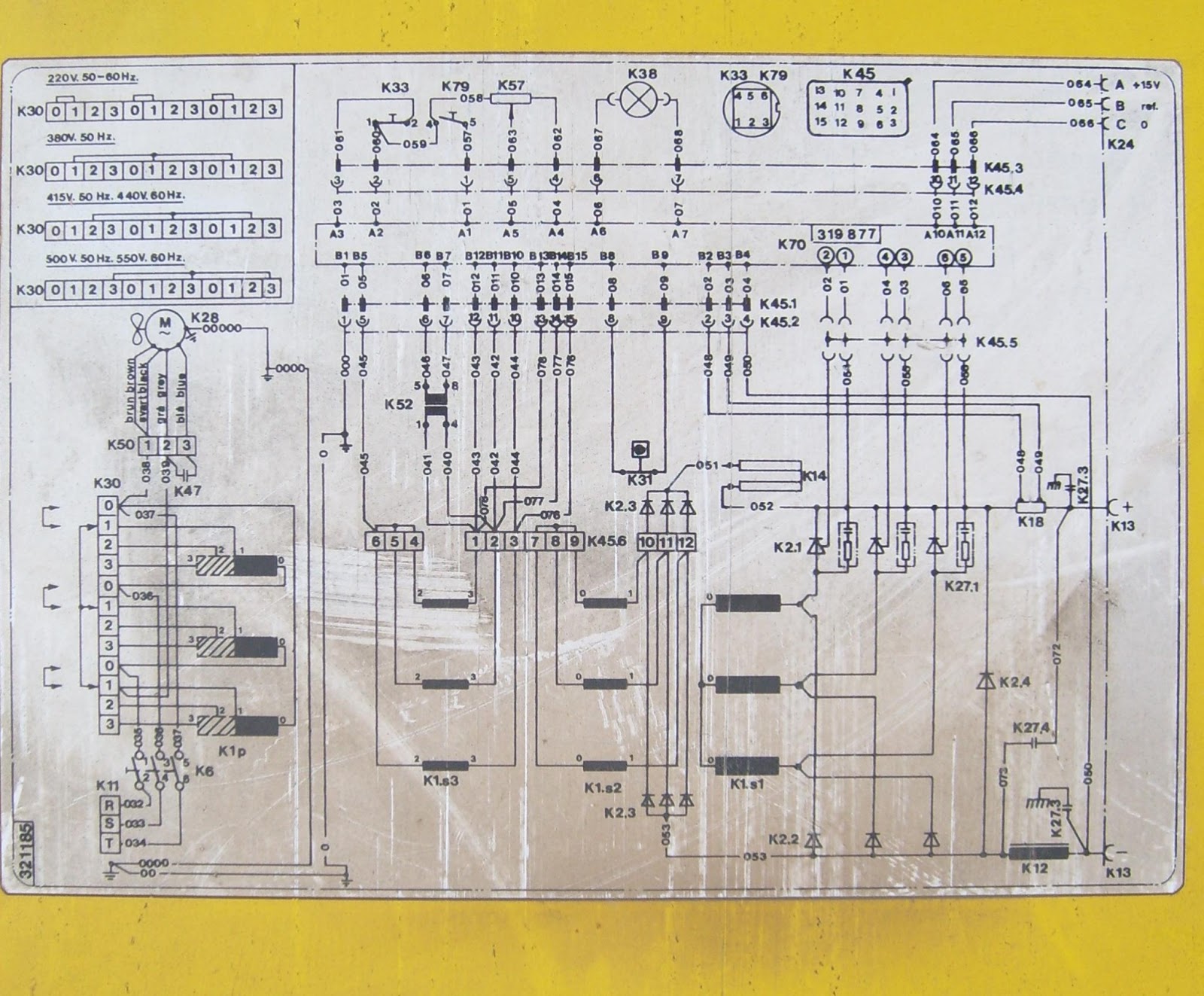 ELECTRONICA PARA MAQUINARIA: Diagramas eléctricos