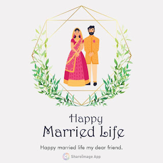marriage wishes happy married life images