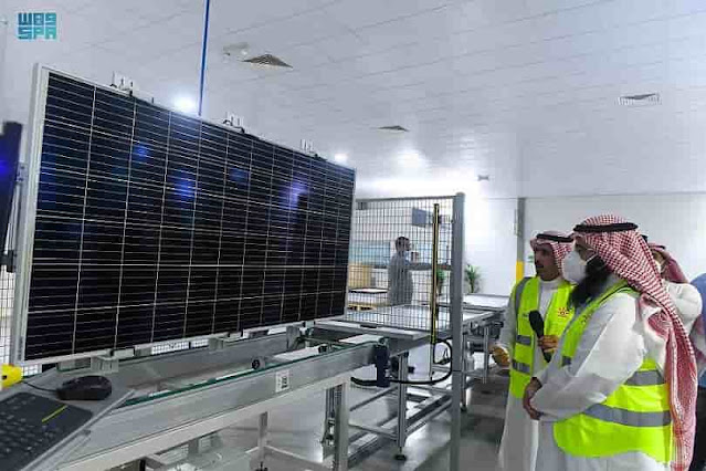 Largest solar panel factory of MENA region launched in Tabuk - Saudi-Expatriates.com