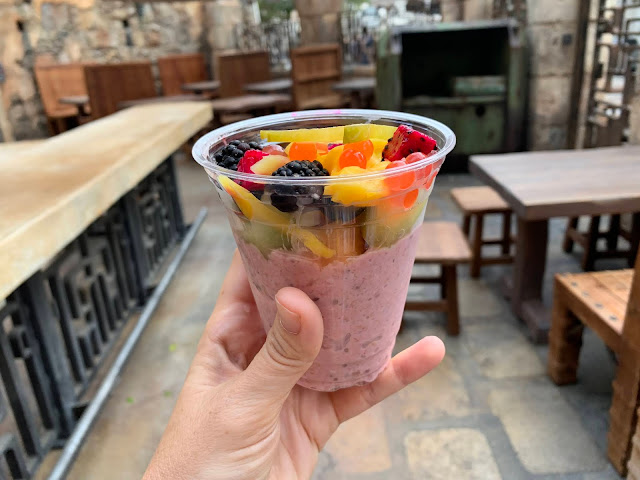 Rising Moons Overnight Oats at Docking Bay 7 in Galaxy's Edge Disneyland best disneyland food, pickles, mango, lamplight lounge, rising moons overnight pineapple juice radiator springs racers mint julep bar pixar pier, park ticket, cars land, healthy food at disneyland disneyland california food disneyland california tips disneyland food guide 2019 disneyland food guide 2020 disneyland food must haves disney food blog disneyland food to eat in disneyland can you bring food into disneyland 10 best foods at disneyland *where is dole whip in disneyland dole whip disneland mobile order disneyland dole whip locations disney mickey rice krispie treats must have snacks at disneyland disney snack food snacks disneyland : lobster nachos disneyland park disneyland resort mint julep bar cafe orleans lamplight lounge cozy cone motel harbour galley cars land disney california adventure park eat at disneyland blue bayou bengal barbecue orleans square dole whips corn dog castle plaza inn carthay circle restaurant, bread bowls bing bong s sweet, carnation cafe, guardians of the galaxy, bengal barbecue, pickling cucumbers, plaza inn, moons overnight oats, docking bay 7 food, ice creams, dole whip, bao, num num cookies, rising moons overnight oats, rainbow unicorn, bing bong sweet stuff, disneyland california, california adventure, los angeles, disney world,