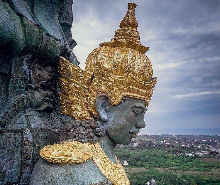 Lord Vishnu's tallest status is in Muslim country..