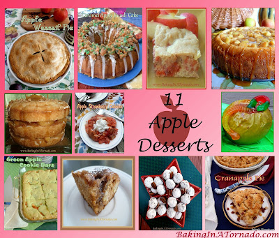 An Apple A Day: 31 Apple Recipes | graphic and all pictures property of www.BakingInATornado.com | #recipes #MyGraphics