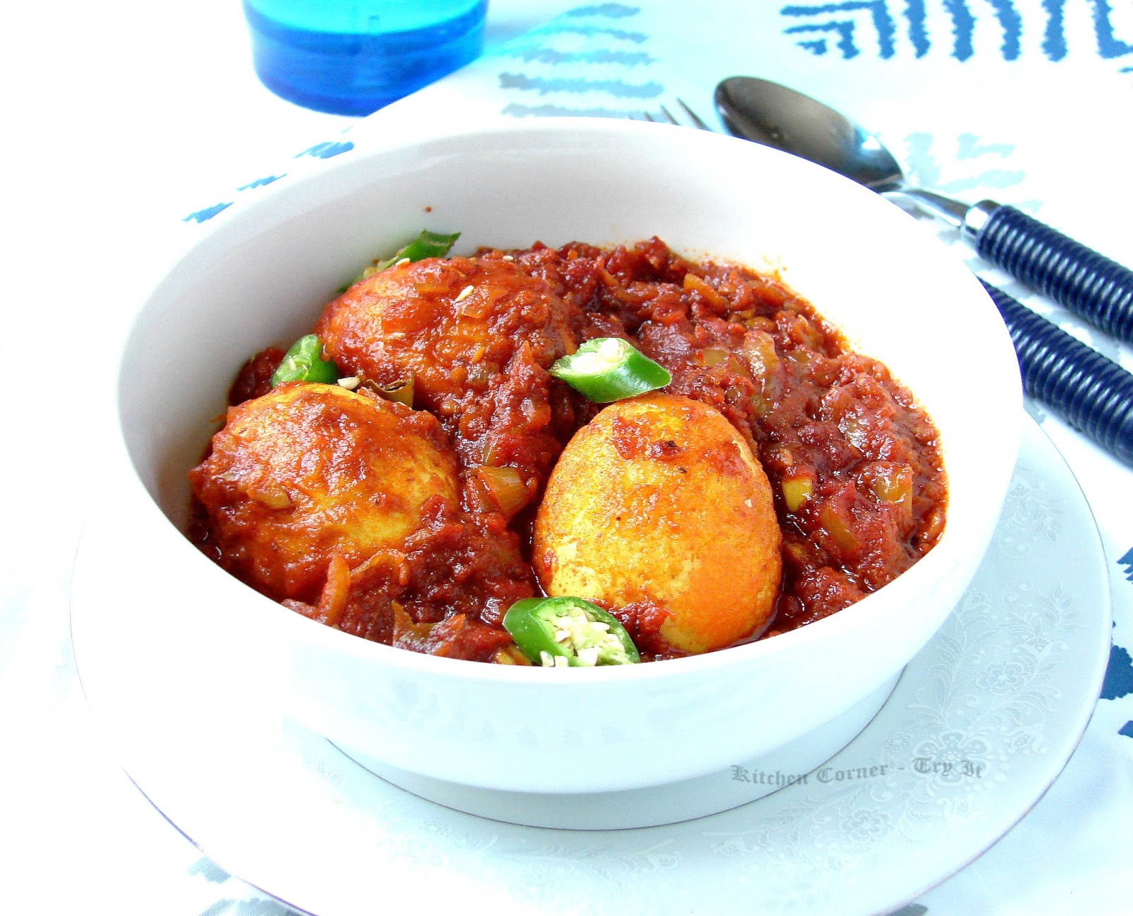 Golden Egg Curry/Burmese Sour Duck Egg Curry