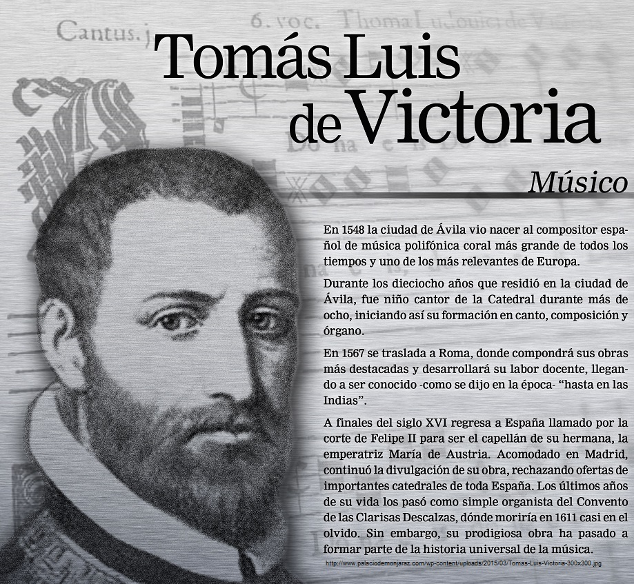 COMPOSITORES RENACENTISTAS (14501600) Tomás Luis de Victoria (15481611)