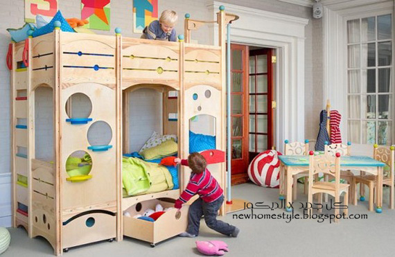 كل جديد x الديكور سراير اطفال بها العاب Beds Children's for Games
