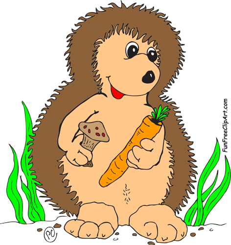 clipart of a hedgehog - photo #43