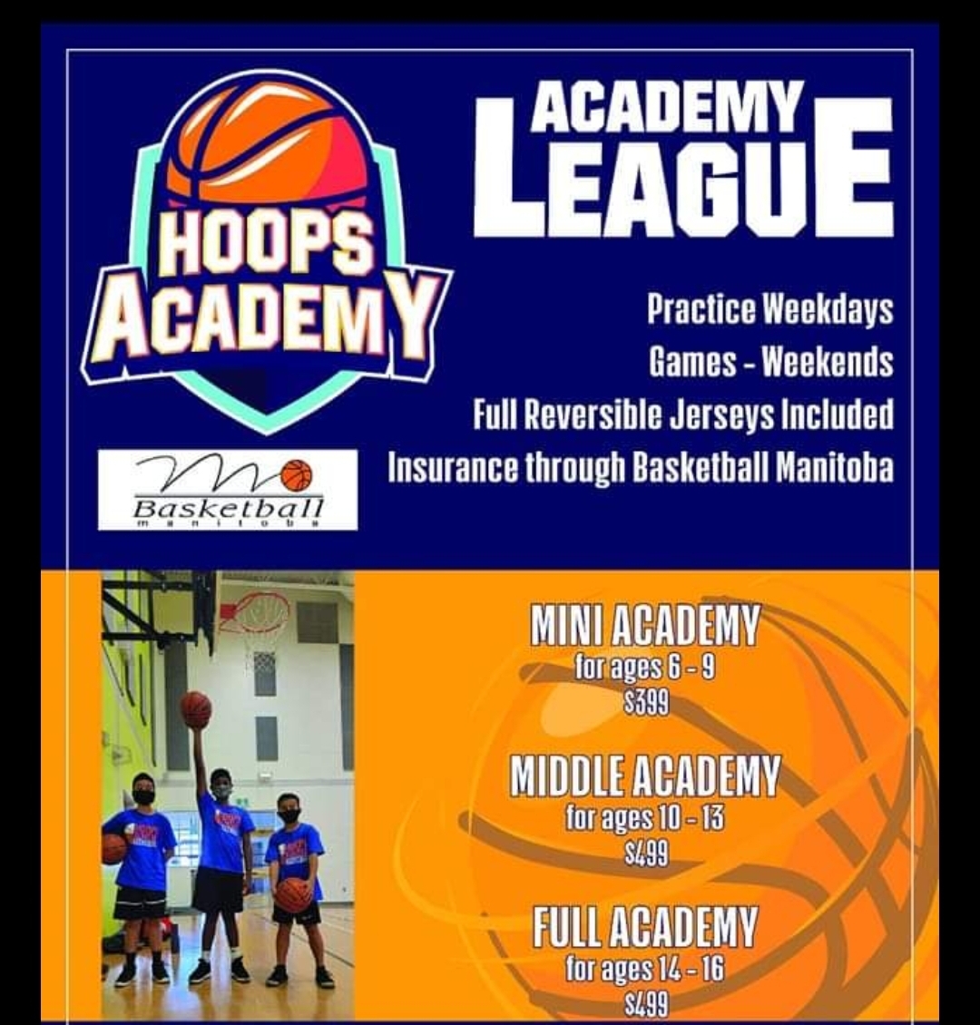 Hoops Academy Taking Registrations for Fall / Winter Youth Basketball