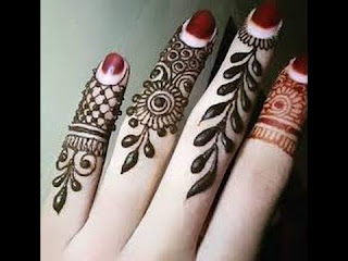 finger mehndi design  lagaomehndi