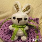 patron gratis conejo amigurumi, free pattern amigurumi rabbit