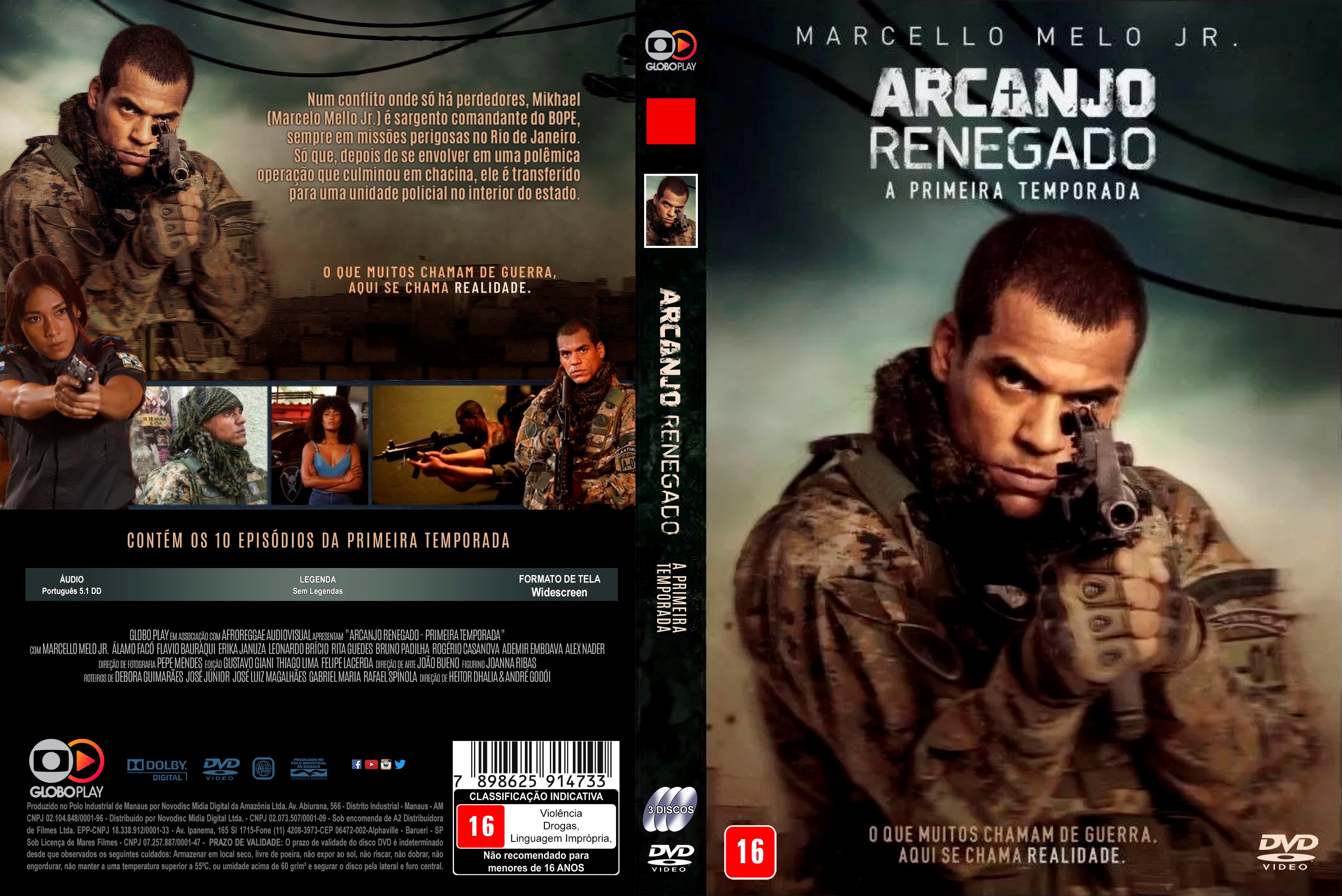 Arcanjo Renegado 1ª Temporada DVD Capas