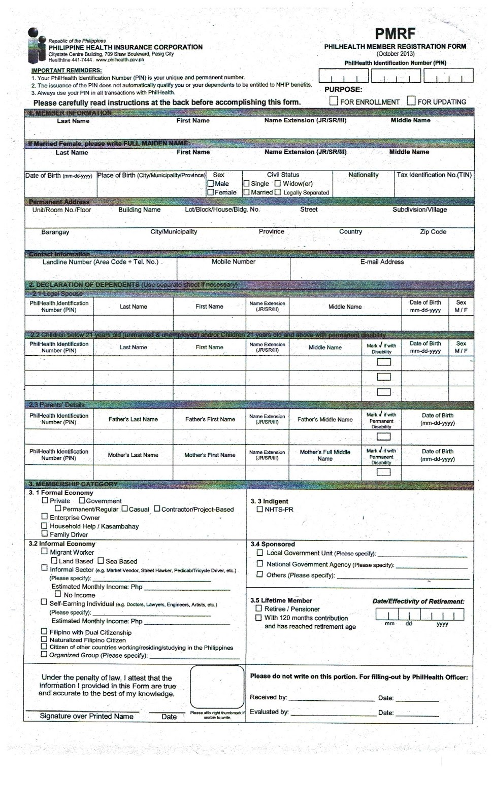 Philhealth forms philippin news collections