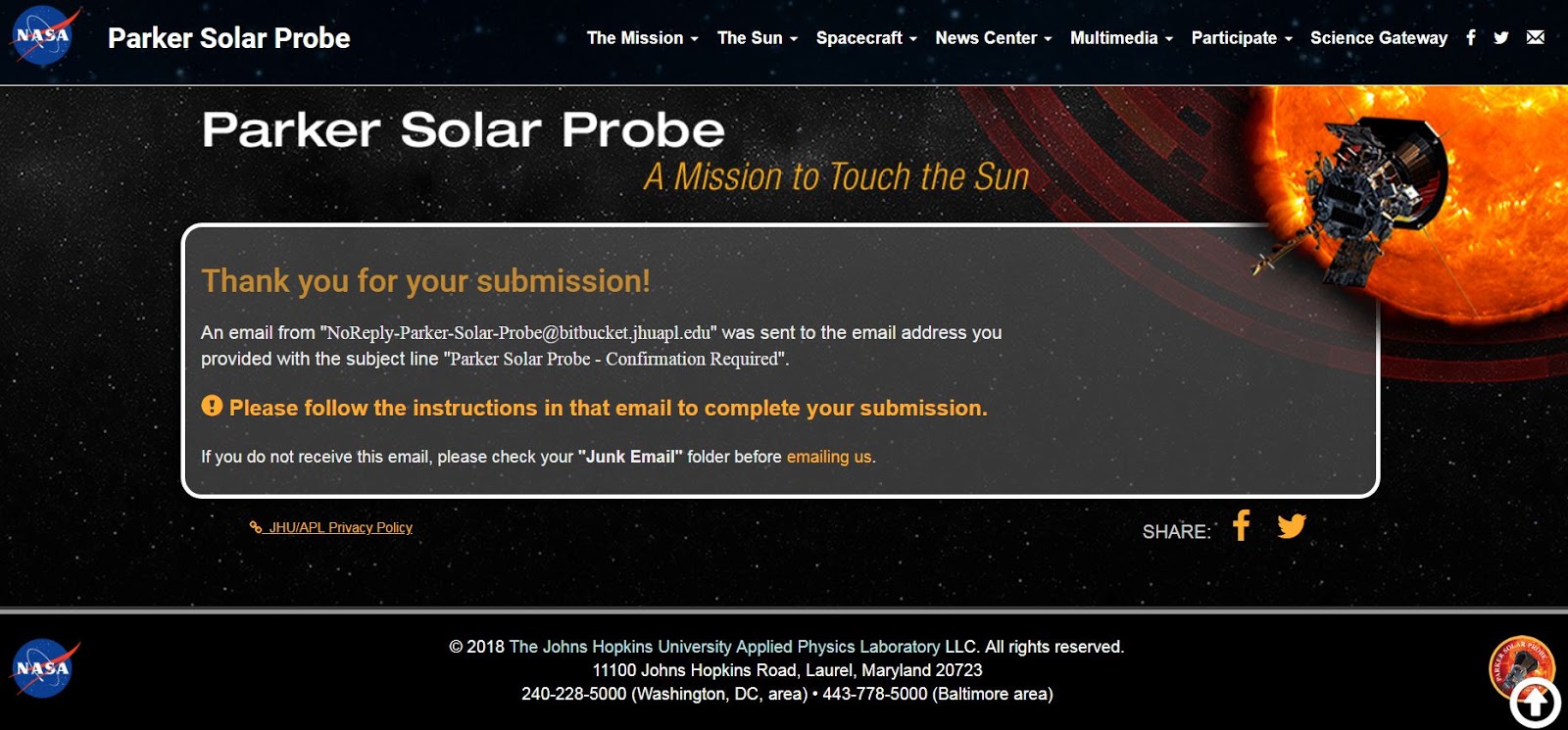 UA9UAX HAM radio blog Send Your Name to the Sun
