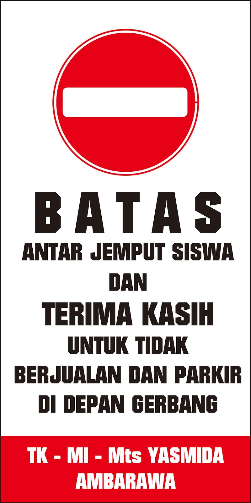 Desain Pengumuman Batas Masuk Yasmida Ambarawa Abdur Rozak