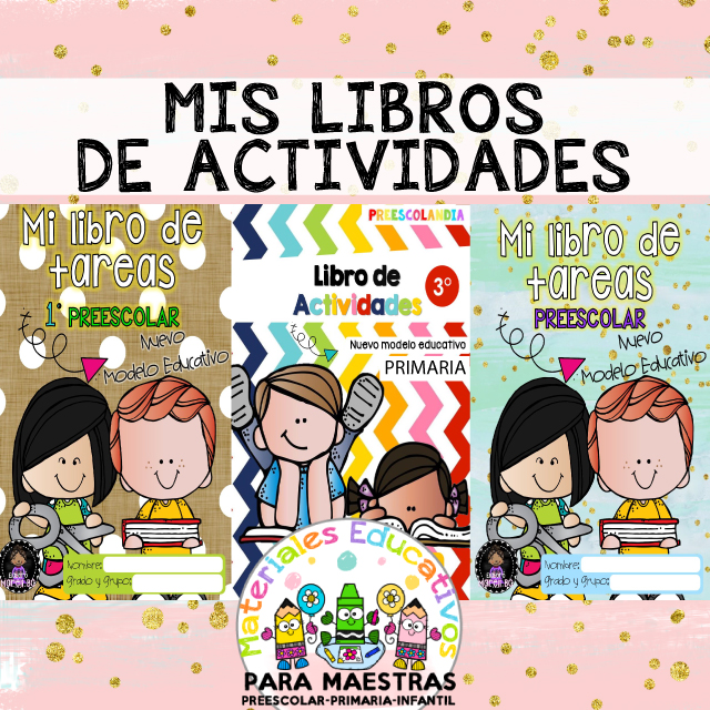 Mis Libros de Actividades Preescolar | Materiales Educativos para Maestras