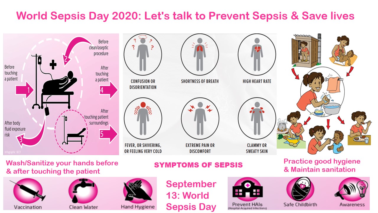 World Sepsis Day 2020 Let's talk to Prevent Sepsis & Save lives