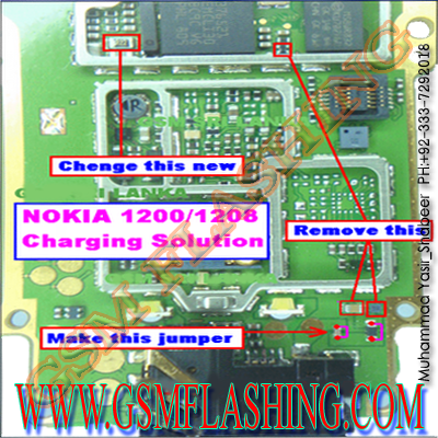NOKIA 1208 1209 1650 Charging Problem SOLUTION | Gsm Flashing ~ Mobile