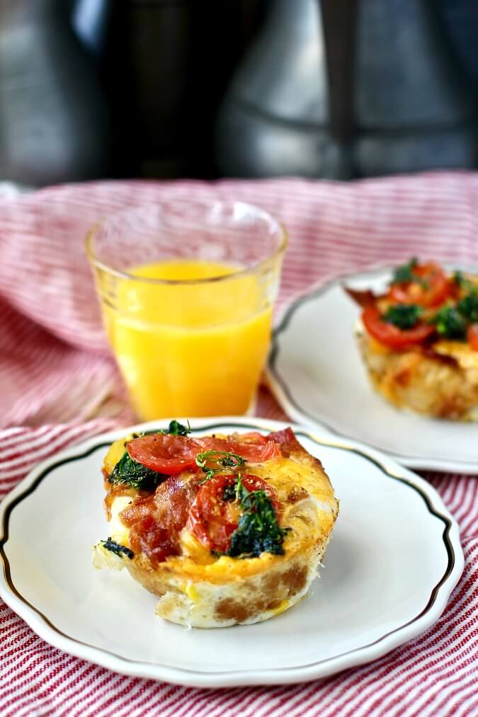Individual Tater Tot Breakfast Casserole Muffins Karen's Kitchen Stories