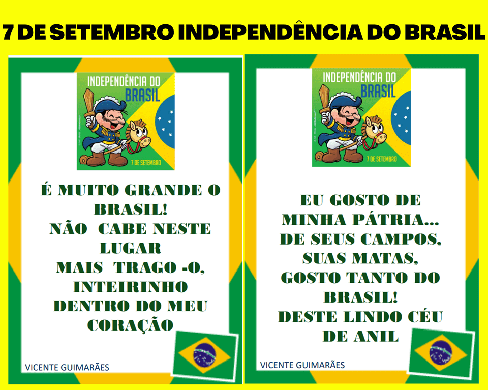Frases 7 de setembro independência do