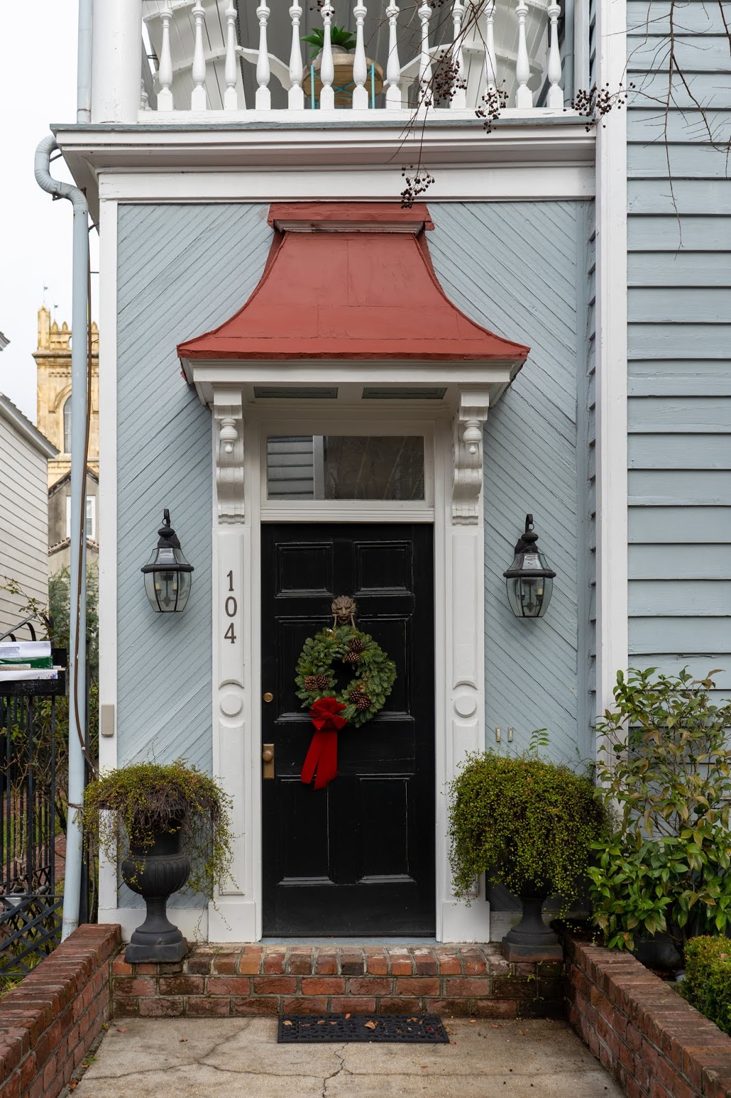 Charleston Daily Photo Charleston Doors at Christmas