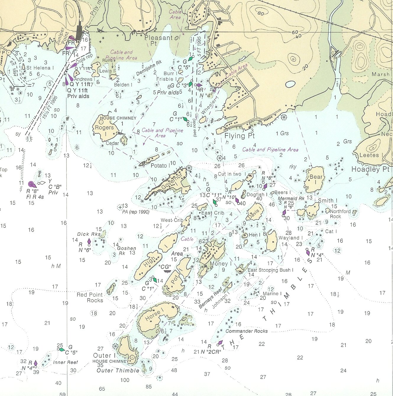 PenobscotPaddles The Thimbles Magic islands