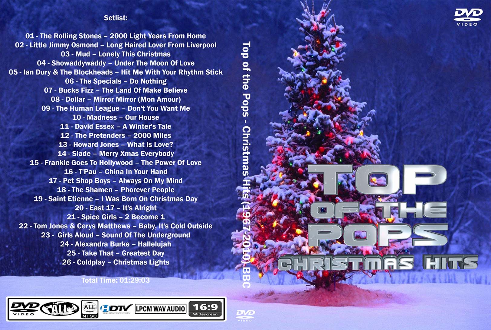 Deer5001RockCocert Top of the Pops 1967 2010 Christmas Hits