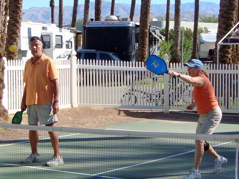 Highway Runner LOTS OF PICKLEBALL AT TT PALM SPRINGS, CA