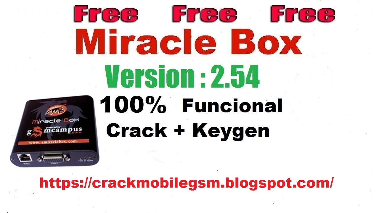 Miracle box v2.54 crack key