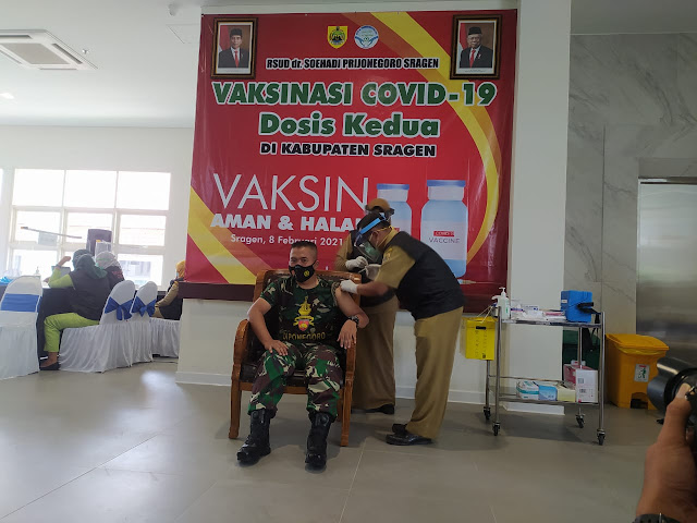 Vaksinasi Covid-19 dosis ke 2 Kab. Sragen Vaksinasi Covid-19 dosis ke 2 Kab. Sragen