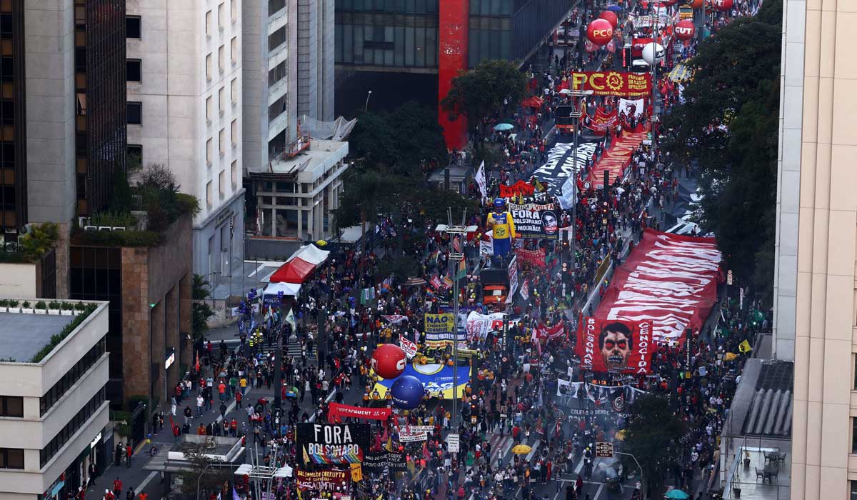 Atos contra Bolsonaro foram registrados em todo o país