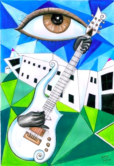 Blues In G - Original Art by British Artist Spencer J. Derry on Artgallery.co.uk https://www.artgallery.co.uk/work/286421