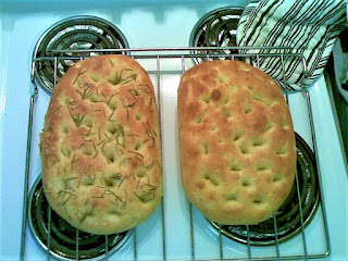 INTERNATIONAL:  Bread of the Week 73:  Basil and Rosemary Focaccia...