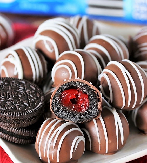 Cherry Oreo Balls