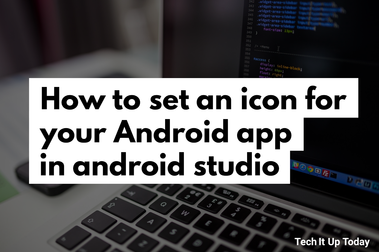 how to set an icon for your android app in android studio