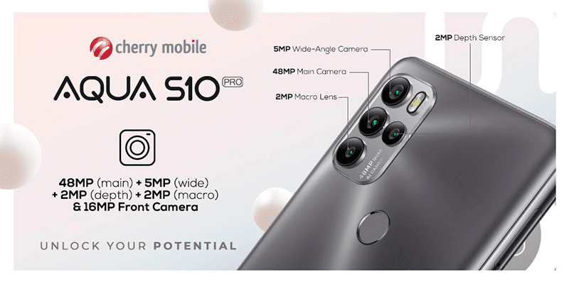 It has a 48MP quad-camera system with a 16MP selfie camera It has a 48MP quad-camera system with a 16MP selfie camera