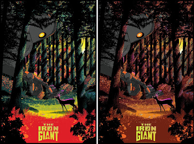 The Iron Giant Screen Print by Raid71 x Grey Matter Art
