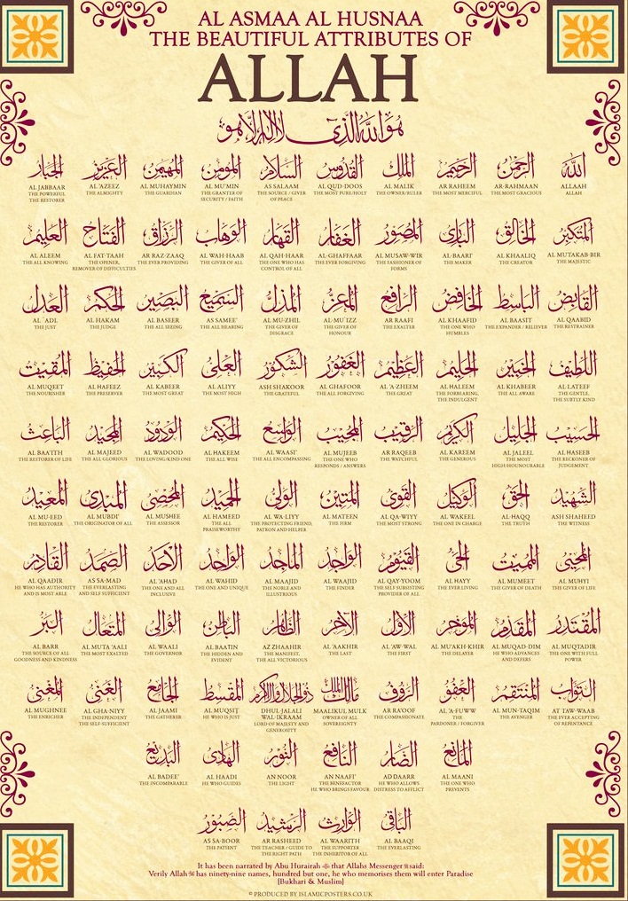 50 Gambar Kaligrafi Asmaul Husna Terindah  Fiqih Muslim