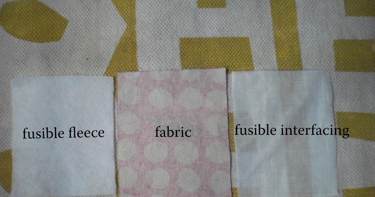 This is how I fuse interfacing and fleece to fabric Projects by Jane