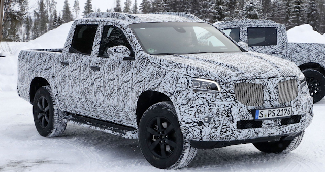 Mercedes X-Class Prototype Spotted Mercedes X-Class Prototype Spotted