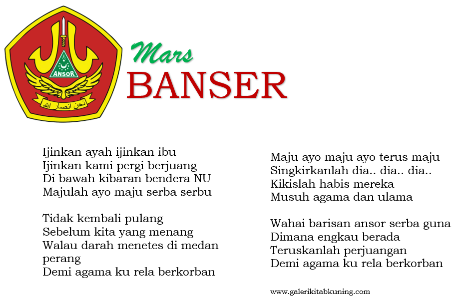 Lirik Lagu Mars Banser Lengkap Gambar, Teks dan Mp3