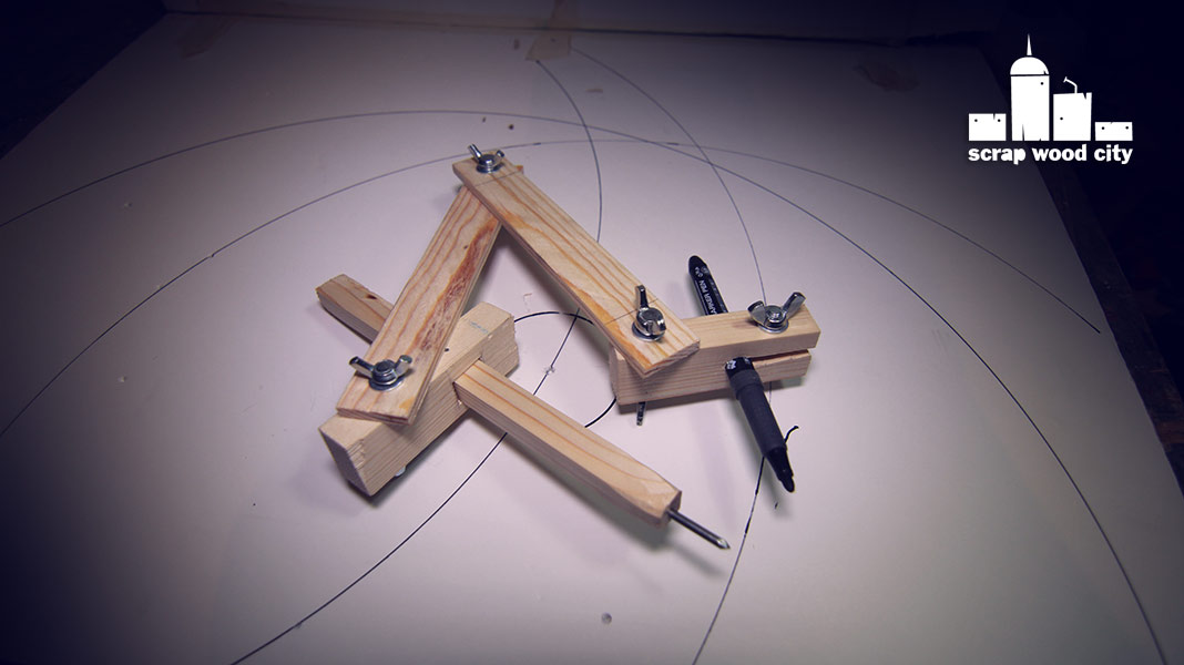 scrap wood city How to make a geometry compass