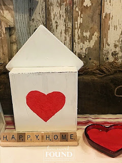 valentine's day, decorating, diy, diy home decor, red, hearts, papercrafts, crafting, wall art, rustic style, farmhouse style, salvaged wood