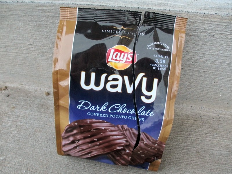 My Half Assed Kitchen Lay's Chocolate Covered Potato Chips Review